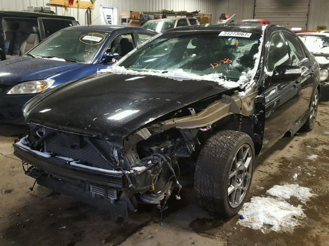 19UUA76528A014581 - 2008 ACURA TL TYPE S BLACK photo 2