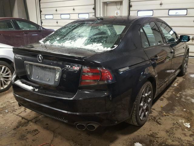 19UUA76528A014581 - 2008 ACURA TL TYPE S BLACK photo 4