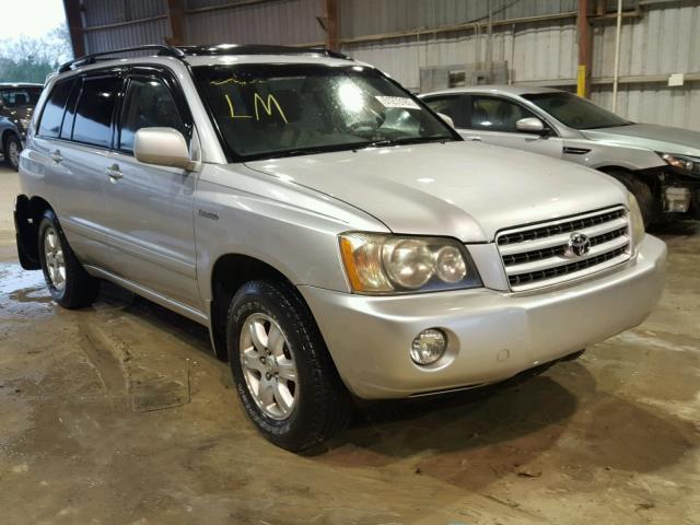 JTEGF21A810011924 - 2001 TOYOTA HIGHLANDER SILVER photo 1