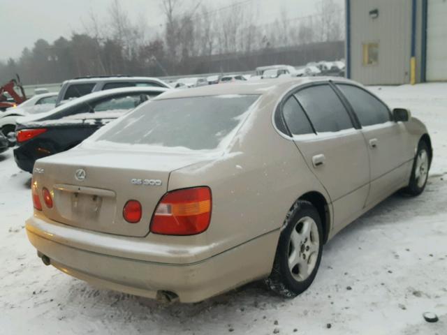 JT8BD68S3Y0098876 - 2000 LEXUS GS 300 GOLD photo 4