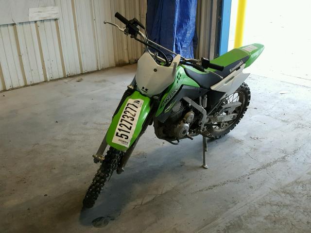 JKBLXPB14JDA22688 - 2018 KAWASAKI KLX140 B GREEN photo 2