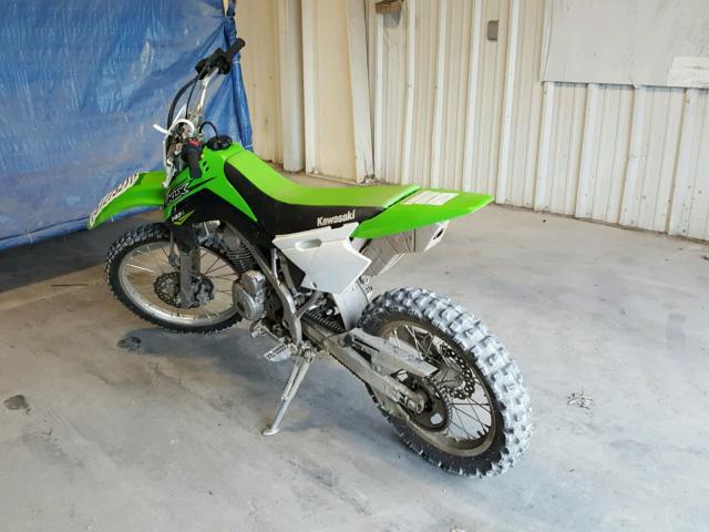 JKBLXPB14JDA22688 - 2018 KAWASAKI KLX140 B GREEN photo 3