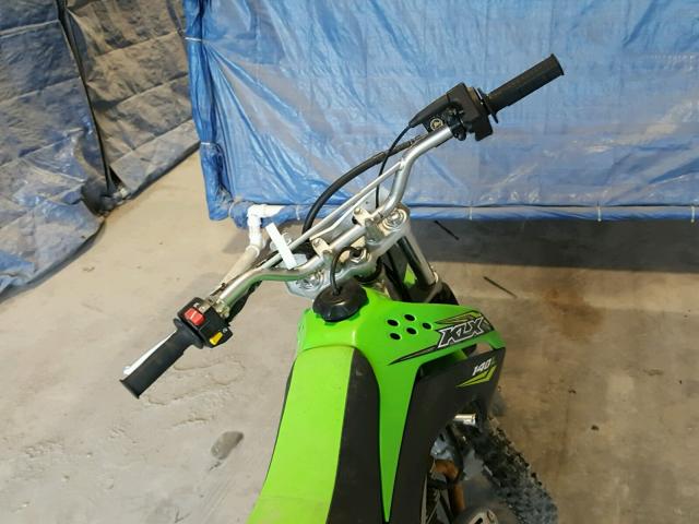 JKBLXPB14JDA22688 - 2018 KAWASAKI KLX140 B GREEN photo 5