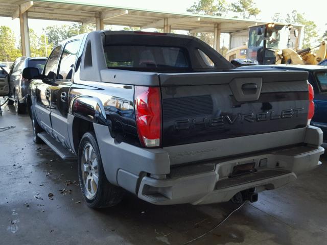 3GNEC13T02G110772 - 2002 CHEVROLET AVALANCHE TWO TONE photo 3