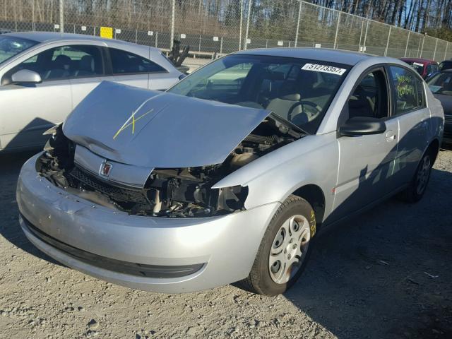 1G8AJ52F33Z134141 - 2003 SATURN ION LEVEL SILVER photo 2