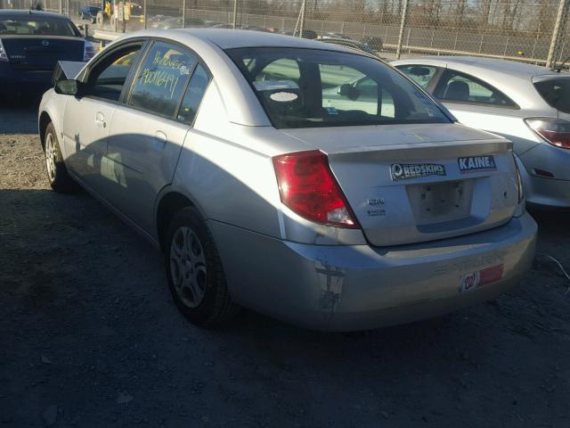 1G8AJ52F33Z134141 - 2003 SATURN ION LEVEL SILVER photo 3