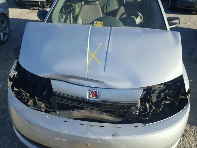 1G8AJ52F33Z134141 - 2003 SATURN ION LEVEL SILVER photo 7