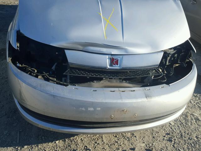 1G8AJ52F33Z134141 - 2003 SATURN ION LEVEL SILVER photo 9