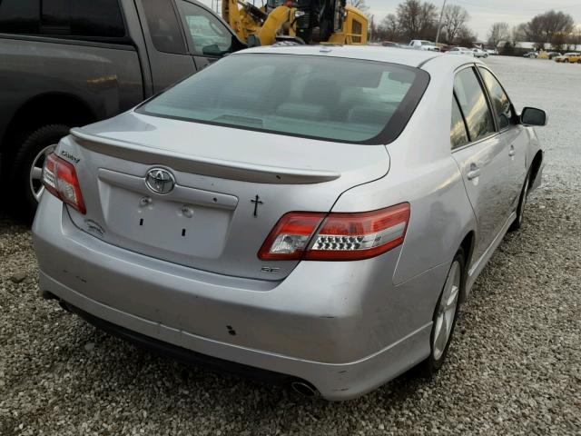 4T1BF3EK3BU135290 - 2011 TOYOTA CAMRY BASE SILVER photo 4