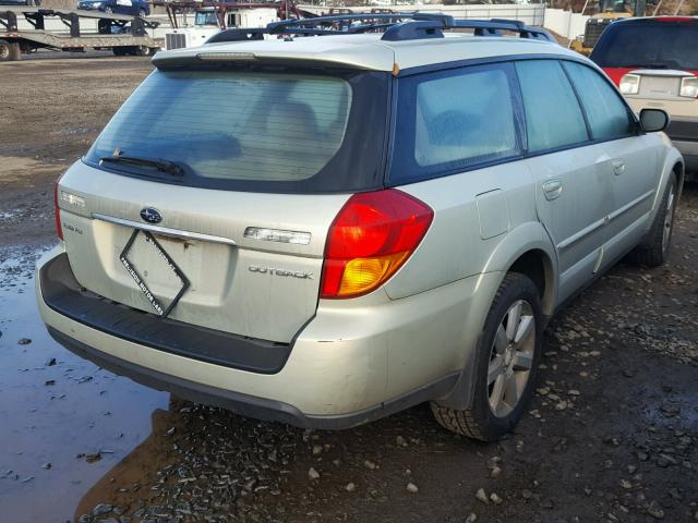 4S4BP62C667316576 - 2006 SUBARU LEGACY OUT GREEN photo 4