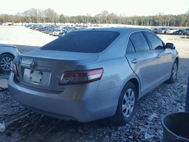 4T1BF3EK0AU116324 - 2010 TOYOTA CAMRY BASE SILVER photo 4