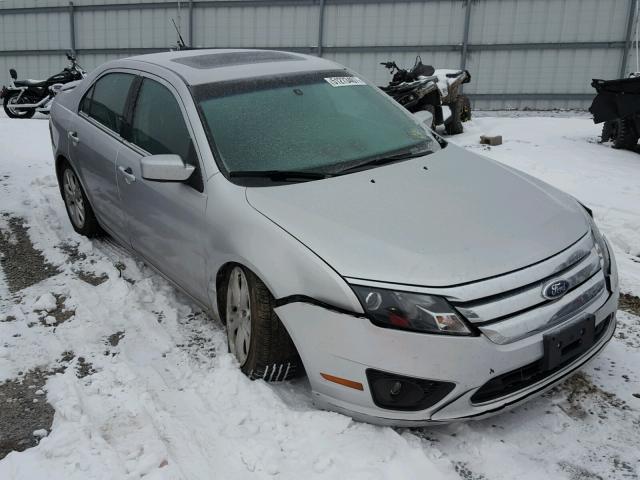 3FAHP0HA6CR142665 - 2012 FORD FUSION SE SILVER photo 1