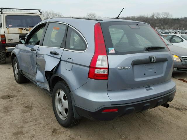 5J6RE48358L047186 - 2008 HONDA CR-V LX SILVER photo 3