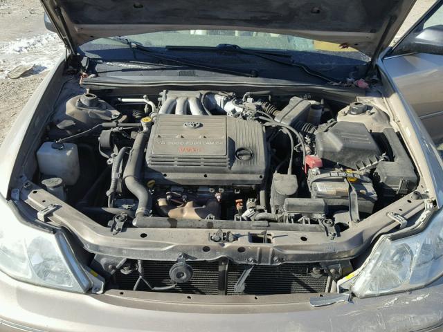 4T1BF28B23U337559 - 2003 TOYOTA AVALON XL GOLD photo 7