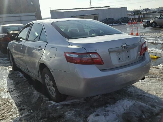 4T1BE46K07U182923 - 2007 TOYOTA CAMRY NEW GRAY photo 3