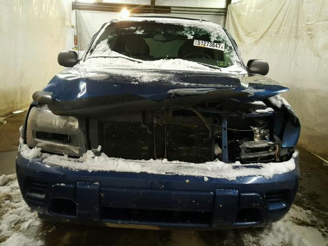 1GNDT13S962227431 - 2006 CHEVROLET TRAILBLAZE BLUE photo 9