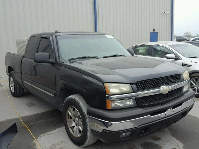 1GCEC19X15Z307103 - 2005 CHEVROLET SILVERADO BLACK photo 1