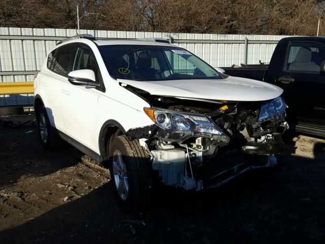 2T3RFREV9EW140727 - 2014 TOYOTA RAV4 XLE WHITE photo 1