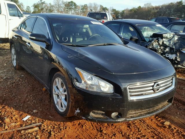 1N4AA5AP2CC842938 - 2012 NISSAN MAXIMA S BLACK photo 1