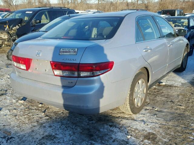 1HGCM56354A053004 - 2004 HONDA ACCORD LX SILVER photo 4