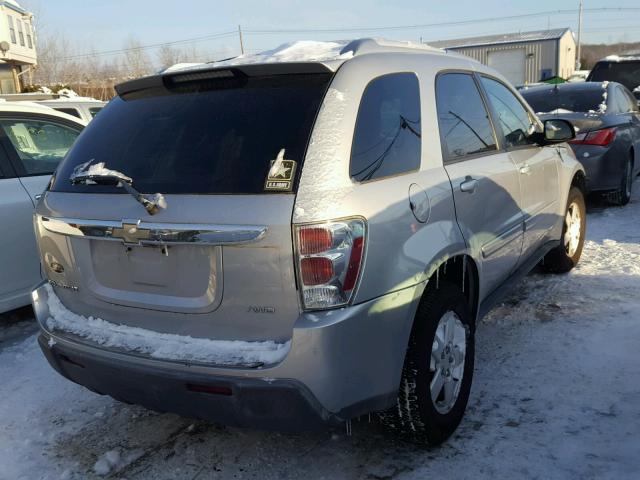 2CNDL73F156122426 - 2005 CHEVROLET EQUINOX LT SILVER photo 4