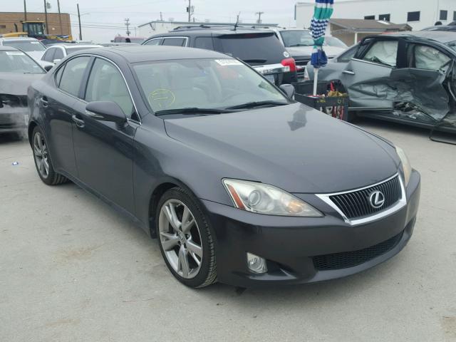 JTHBF5C28A5126336 - 2010 LEXUS IS 250 GRAY photo 1