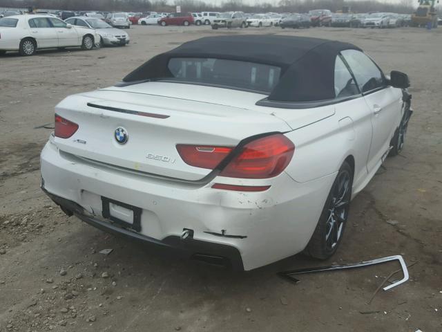 WBAYP1C50ED216259 - 2014 BMW 650 XI WHITE photo 4