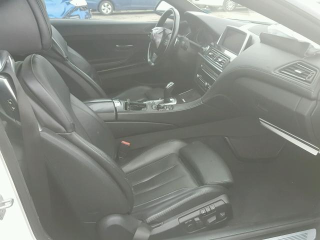 WBAYP1C50ED216259 - 2014 BMW 650 XI WHITE photo 5