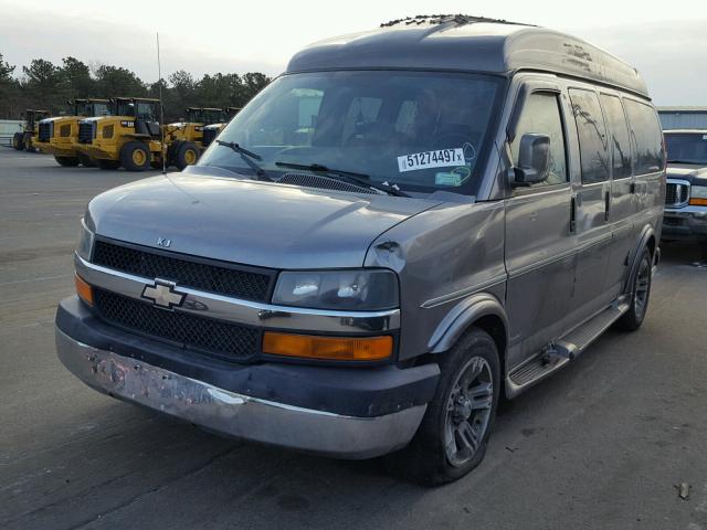 1GBFG15T471133612 - 2007 CHEVROLET EXPRESS G1 GRAY photo 2