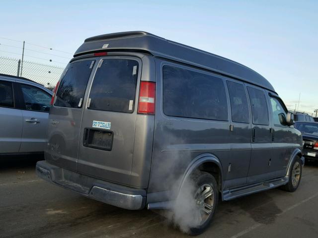 1GBFG15T471133612 - 2007 CHEVROLET EXPRESS G1 GRAY photo 4