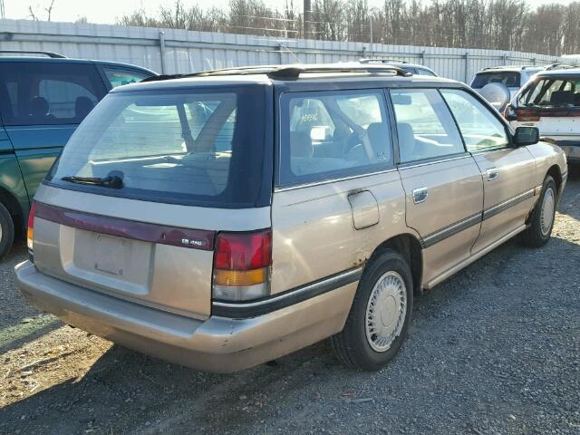 4S3BJ6334P9963522 - 1993 SUBARU LEGACY L GOLD photo 4