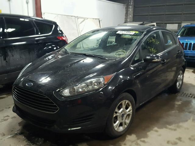 3FADP4EJXEM146843 - 2014 FORD FIESTA SE BLACK photo 2