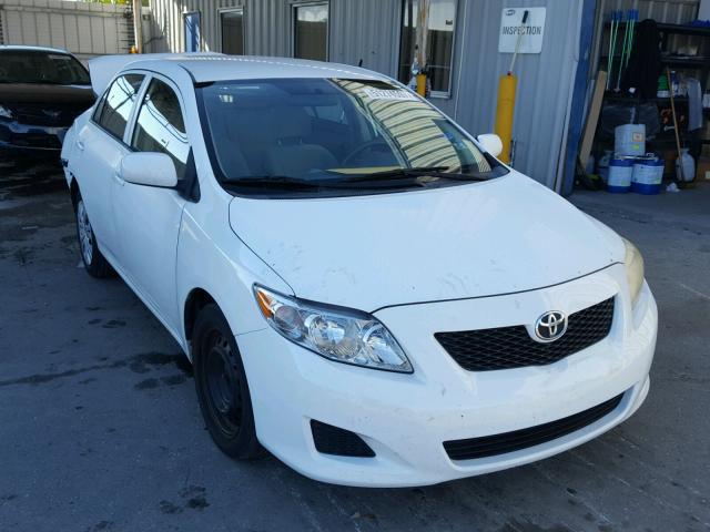 1NXBU4EE8AZ308659 - 2010 TOYOTA COROLLA BA WHITE photo 1