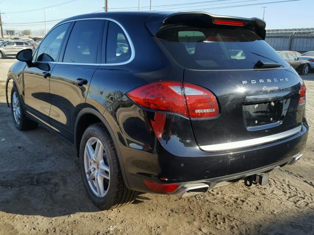 WP1AF2A21DLA38869 - 2013 PORSCHE CAYENNE BLACK photo 3