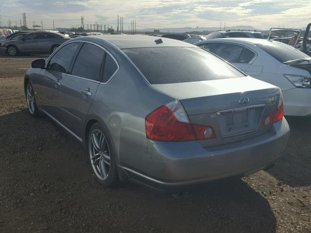 JNKBY01E66M200652 - 2006 INFINITI M45 BASE GRAY photo 3