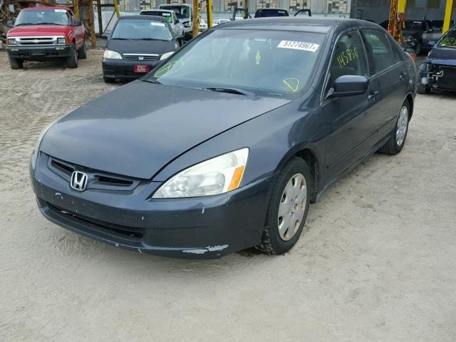 1HGCM66354A075459 - 2004 HONDA ACCORD LX GRAY photo 2