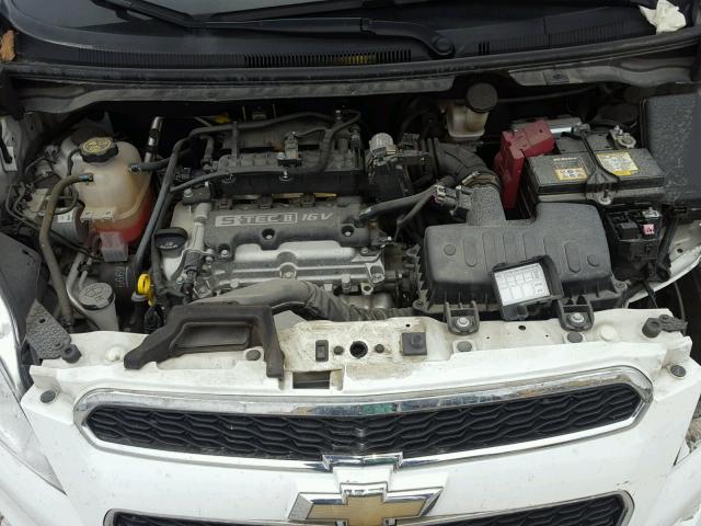 KL8CD6S93FC716326 - 2015 CHEVROLET SPARK 1LT Белый фото 7