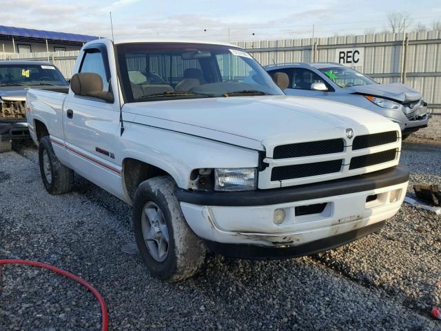 1B7HC16Y1WS536854 - 1998 DODGE RAM 1500 WHITE photo 1