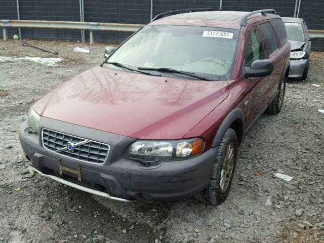 YV1SZ59H441166276 - 2004 VOLVO XC70 RED photo 2