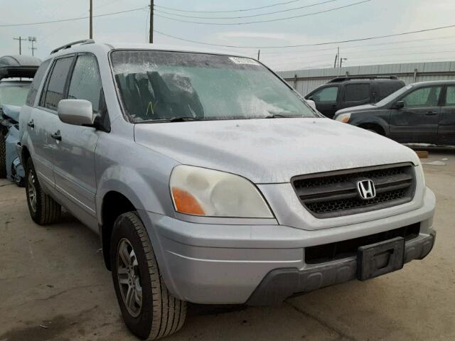 2HKYF18454H562886 - 2004 HONDA PILOT EX SILVER photo 1