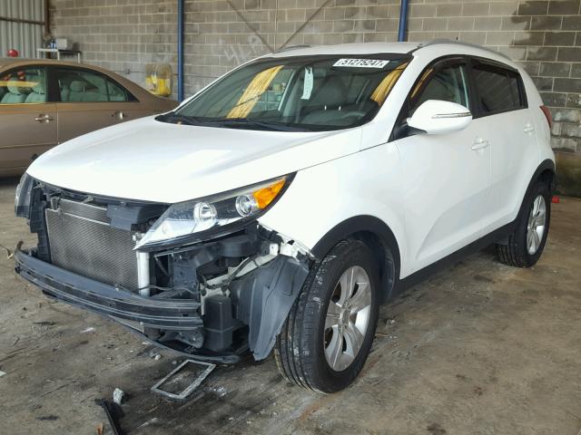 KNDPB3A2XB7028828 - 2011 KIA SPORTAGE L WHITE photo 2