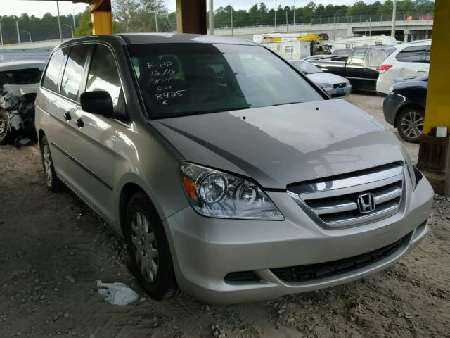 5FNRL38287B018425 - 2007 HONDA ODYSSEY LX SILVER photo 1