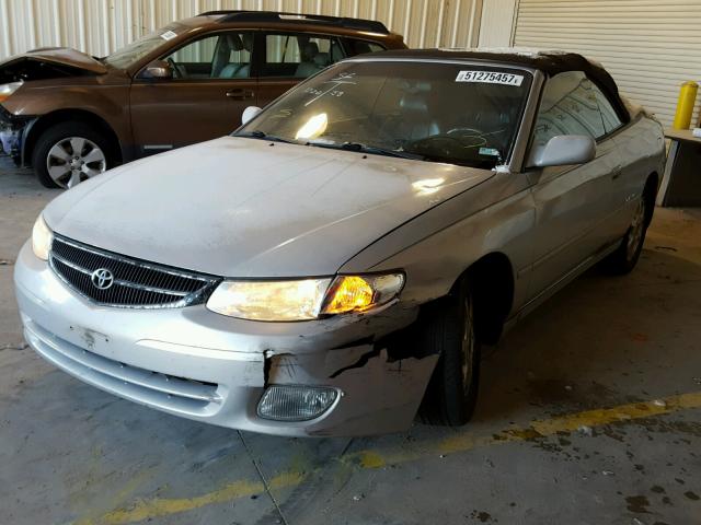 2T1FF28P31C514809 - 2001 TOYOTA CAMRY SOLA SILVER photo 2