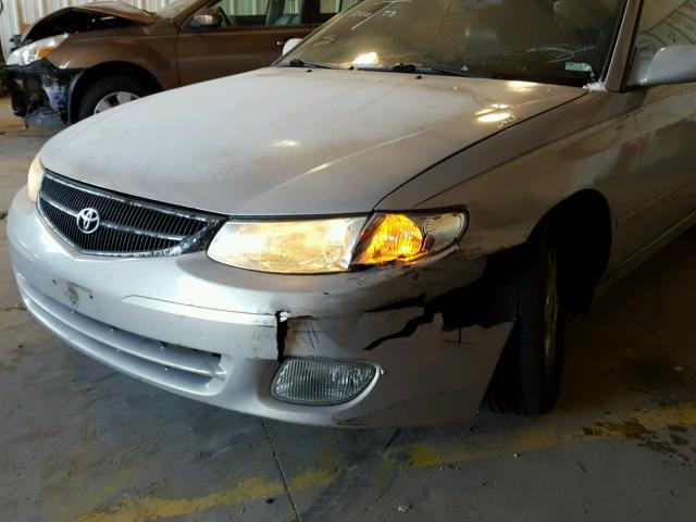 2T1FF28P31C514809 - 2001 TOYOTA CAMRY SOLA SILVER photo 9