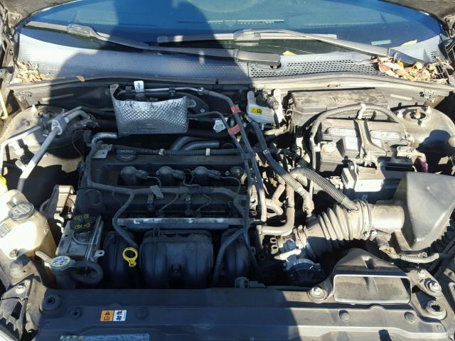 1FAHP33NX9W166940 - 2009 FORD FOCUS SES BLACK photo 7