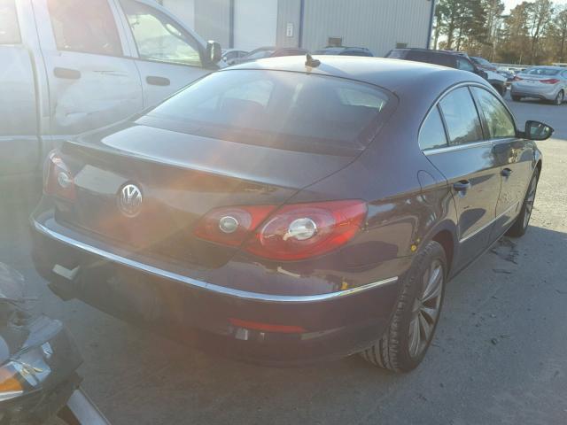 WVWML73C99E518678 - 2009 VOLKSWAGEN CC SPORT BLACK photo 4