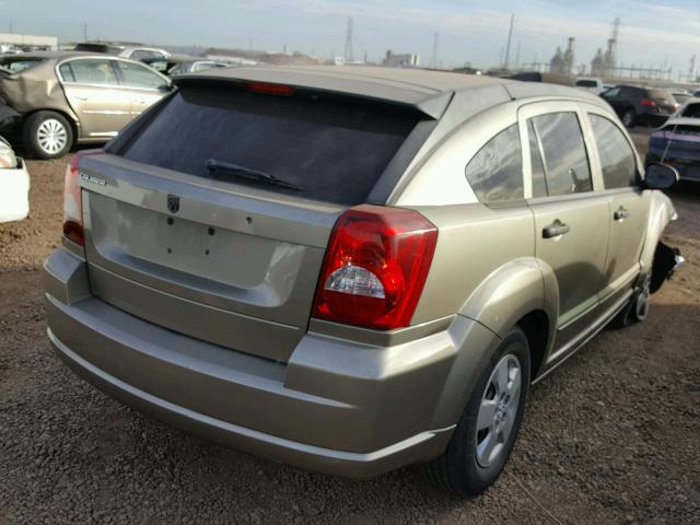 1B3HB28B38D634777 - 2008 DODGE CALIBER GOLD photo 4