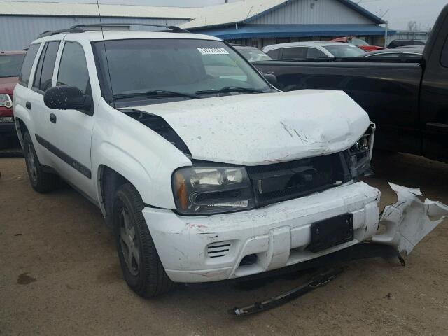 1GNDT13S742166691 - 2004 CHEVROLET TRAILBLAZE WHITE photo 1