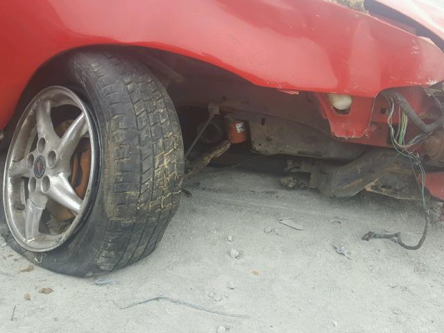 1G2WP52K21F227047 - 2001 PONTIAC GRAND PRIX RED photo 9
