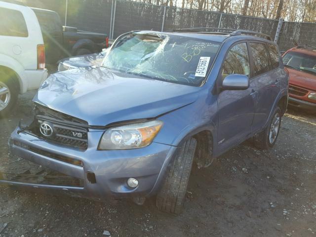 JTMBK32V186035393 - 2008 TOYOTA RAV4 SPORT BLUE photo 2